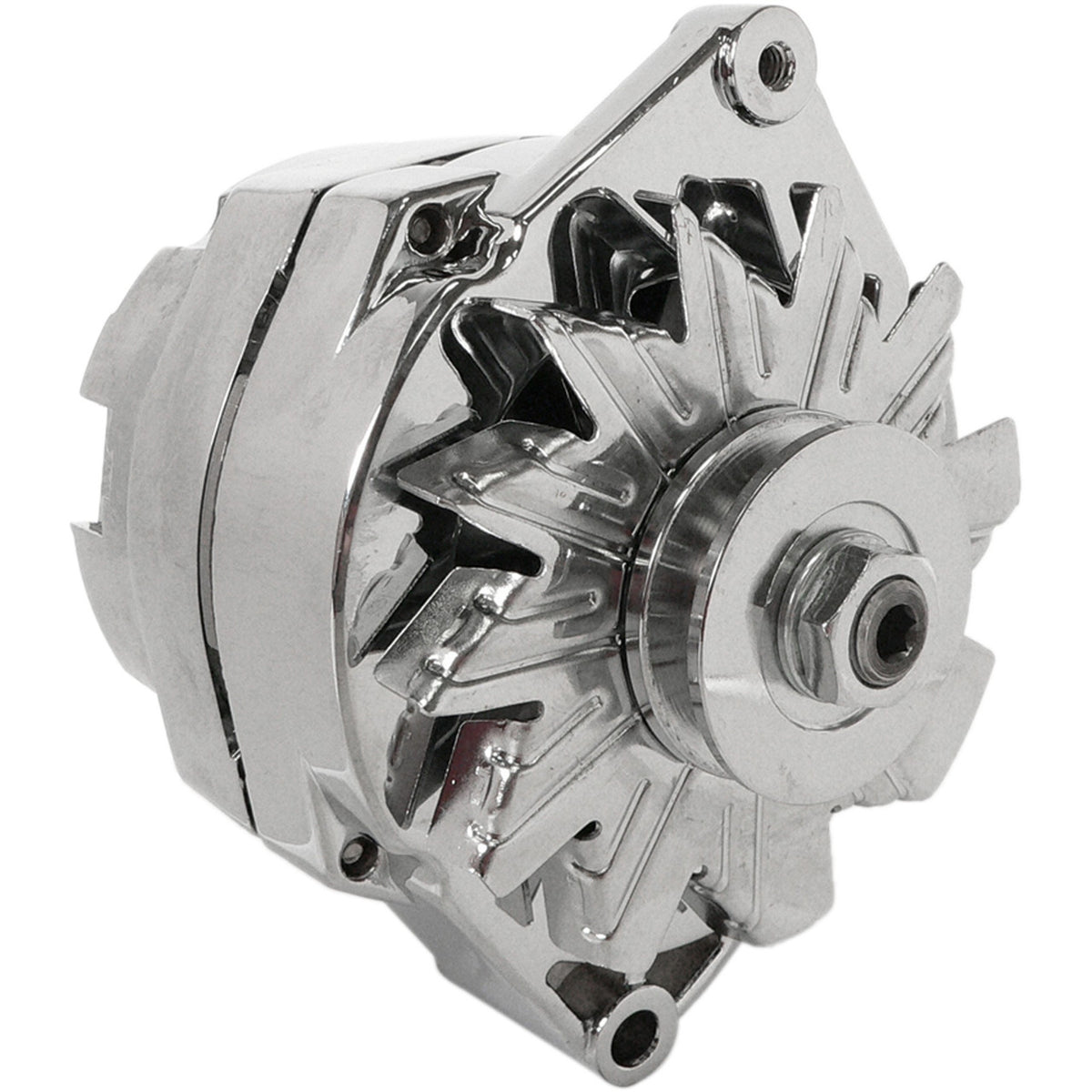 12V 105 Amp Alternator for Lester 10SI with Chrome Finish - 400-12406