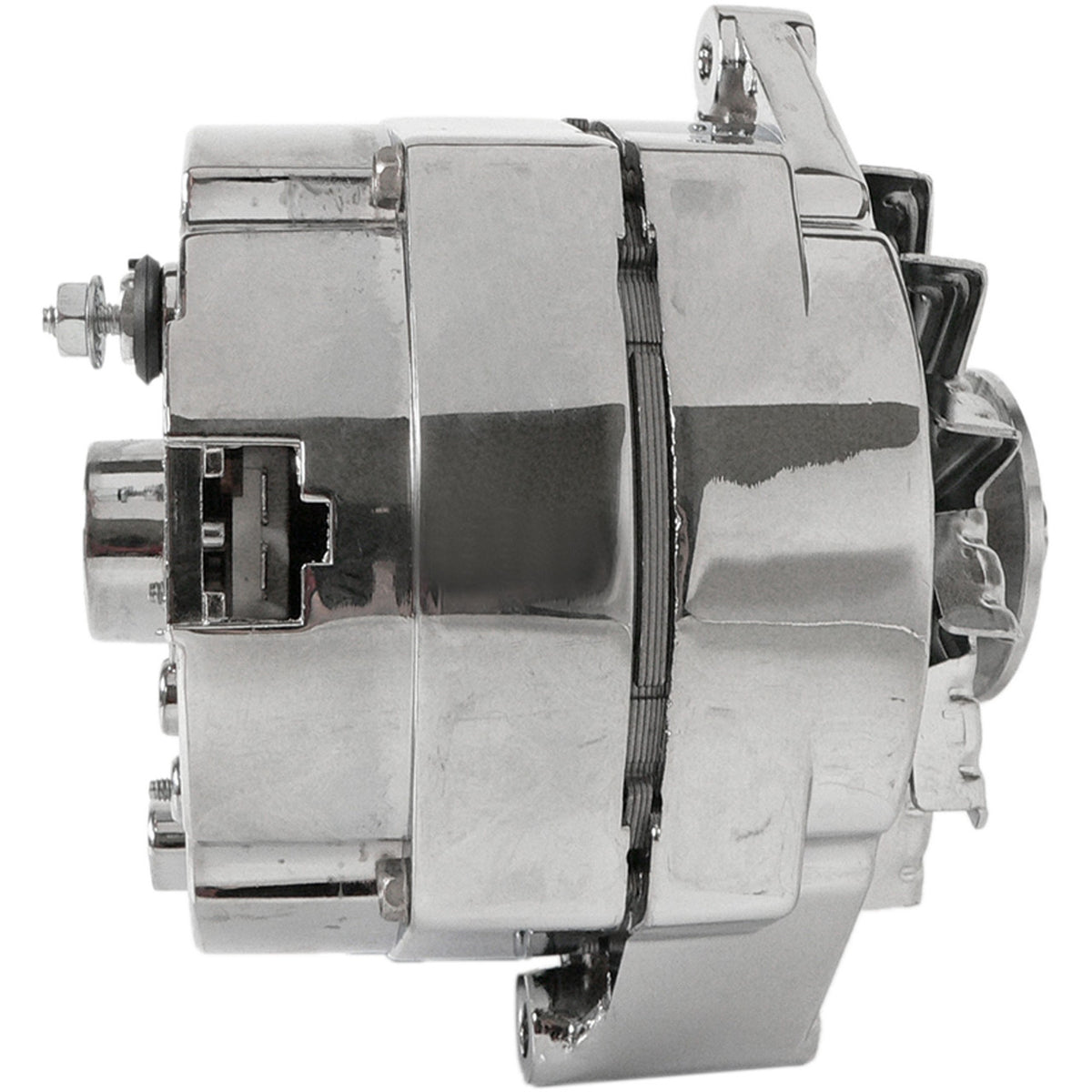 12V 105 Amp Alternator for Lester 10SI with Chrome Finish - 400-12406
