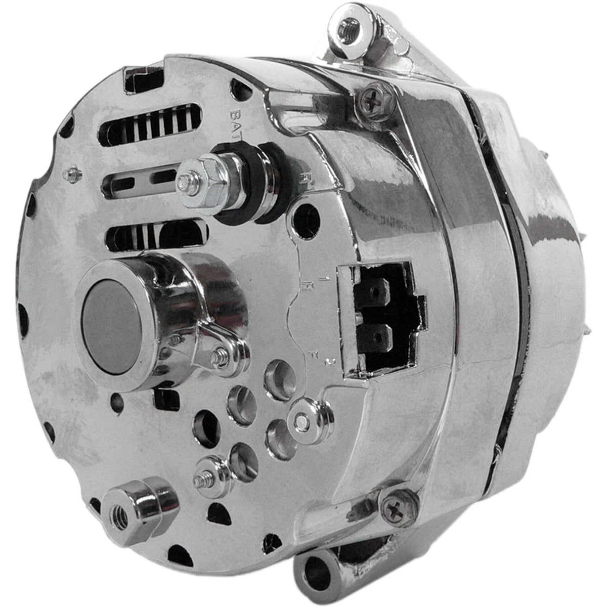 12V 105 Amp Alternator for Lester 10SI with Chrome Finish - 400-12406