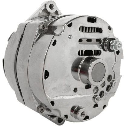 12V 105 Amp Alternator for Lester 10SI with Chrome Finish - 400-12406