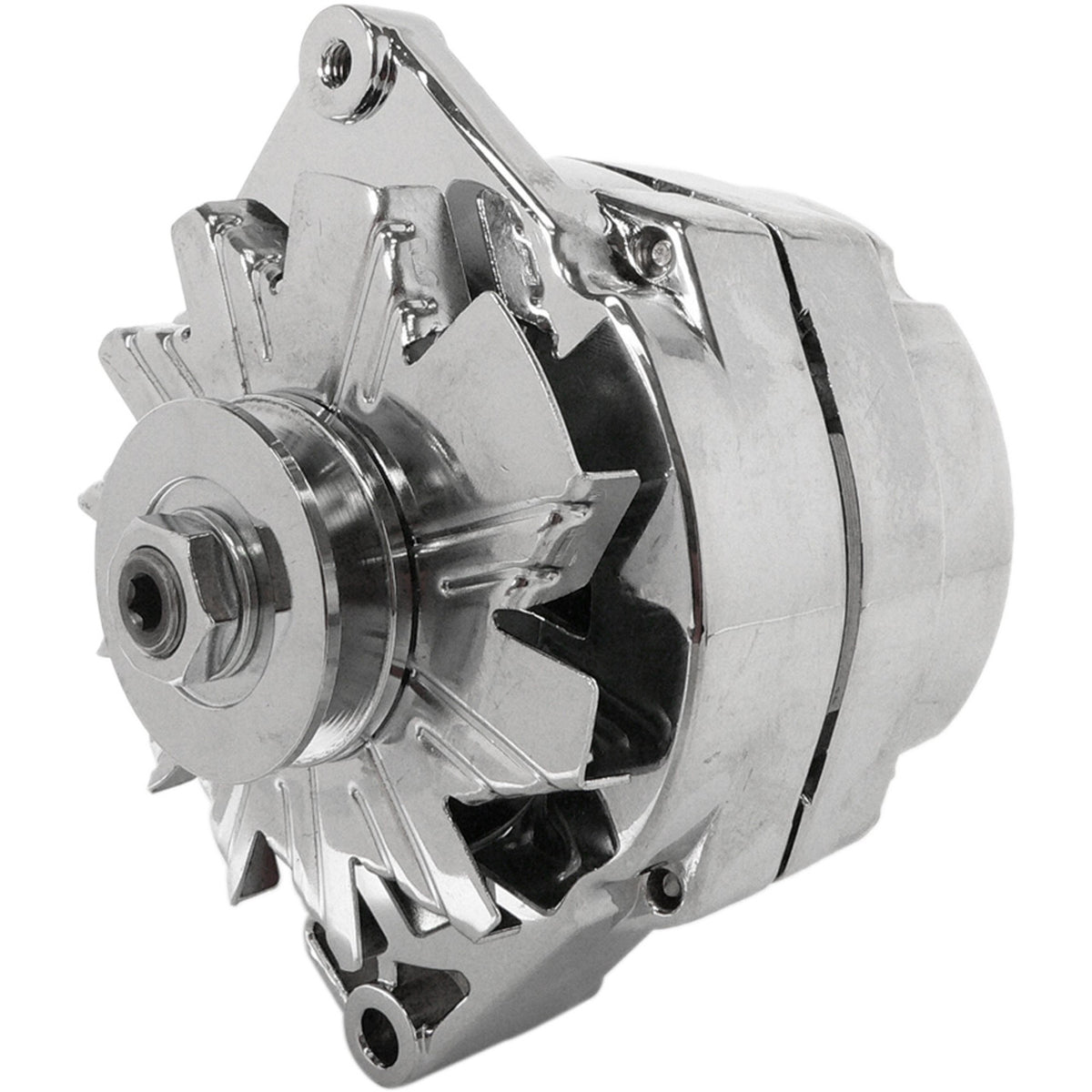 12V 105 Amp Alternator for Lester 10SI with Chrome Finish - 400-12406