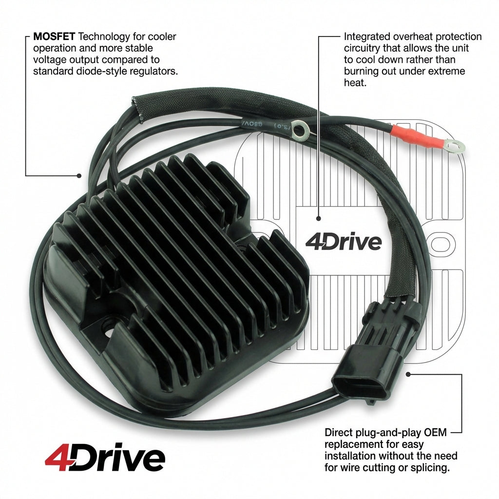 RM30334 MOSFET Regulator Rectifier for Victory Cross Country Vision Magnum 08-17