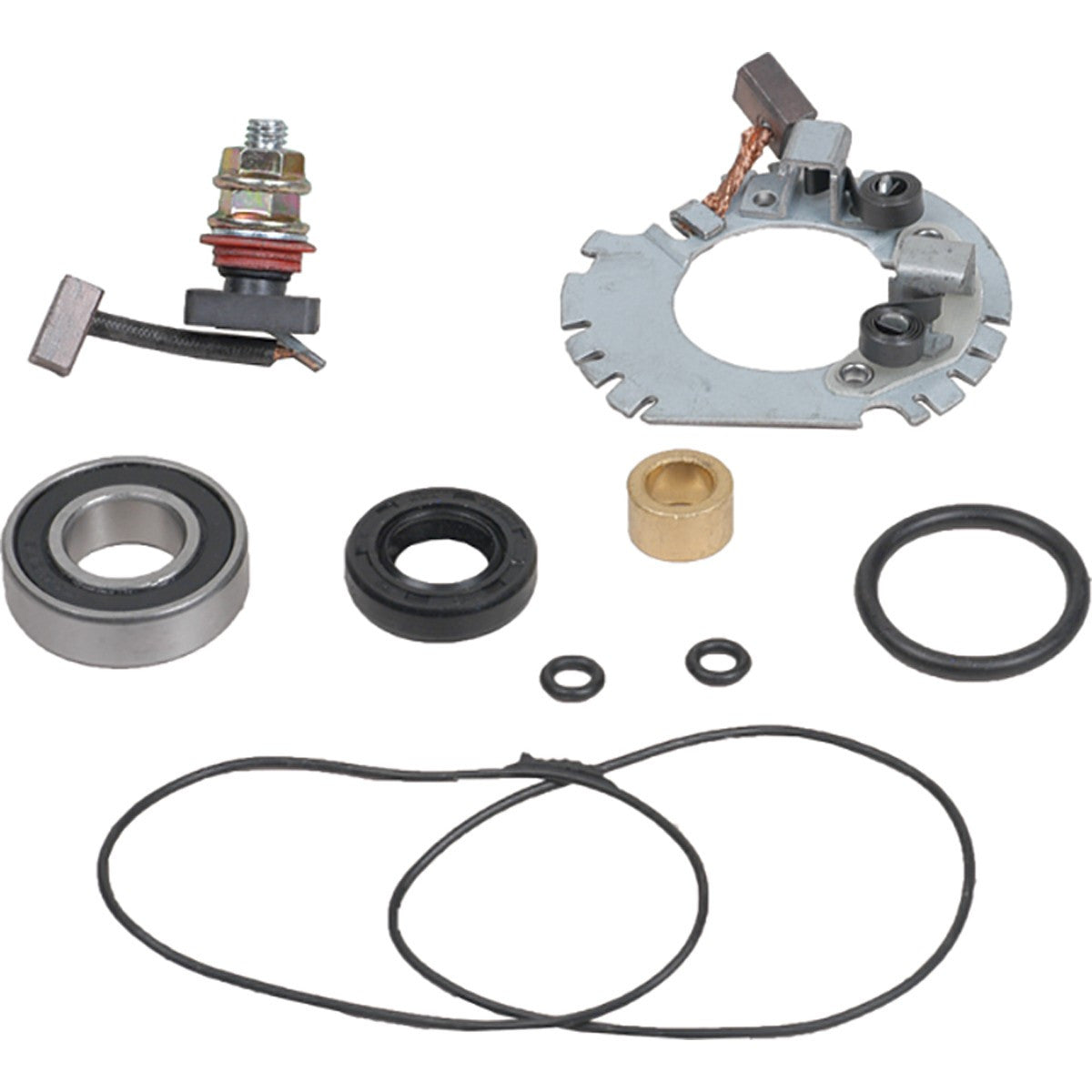 Starter brush repair kit for Honda Kawasaki Suzuki Yamaha Mitsuba 4-brush starters