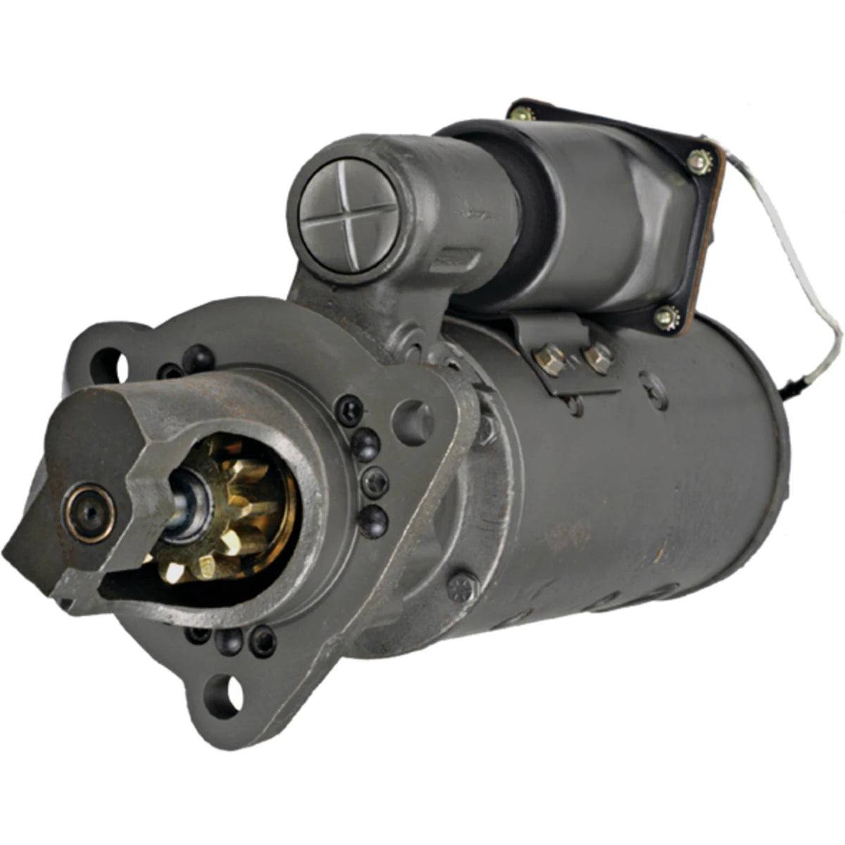 Starter Motor 24V 11-Tooth for Case IH, Caterpillar & Cummins - Replaces Delco 1113786 / 3021036
