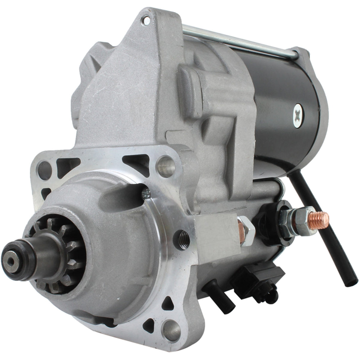 Starter motor for John Deere graders - 24V, 11 tooth, OSGR
