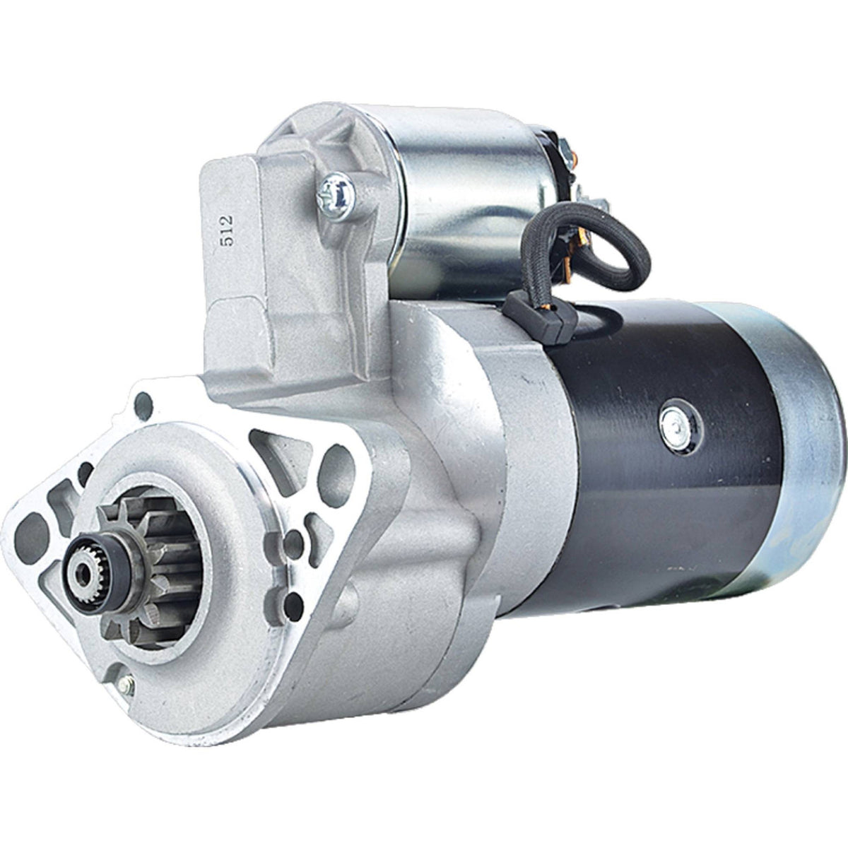 Starter motor for Ford New Holland 3000 5200 3400 tractor - 12V, 10 tooth