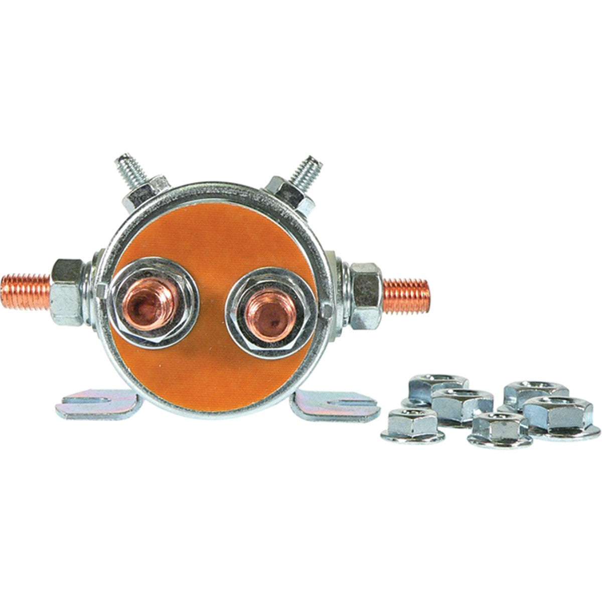 24V continuous duty solenoid for winch, golf cart and marine use