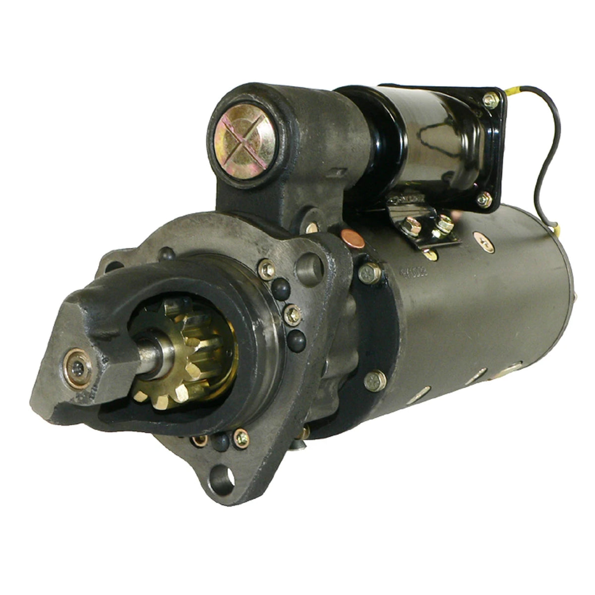 Starter Motor 24V 11-Tooth for Case IH, Caterpillar & Cummins - Replaces Delco 1113786 / 3021036