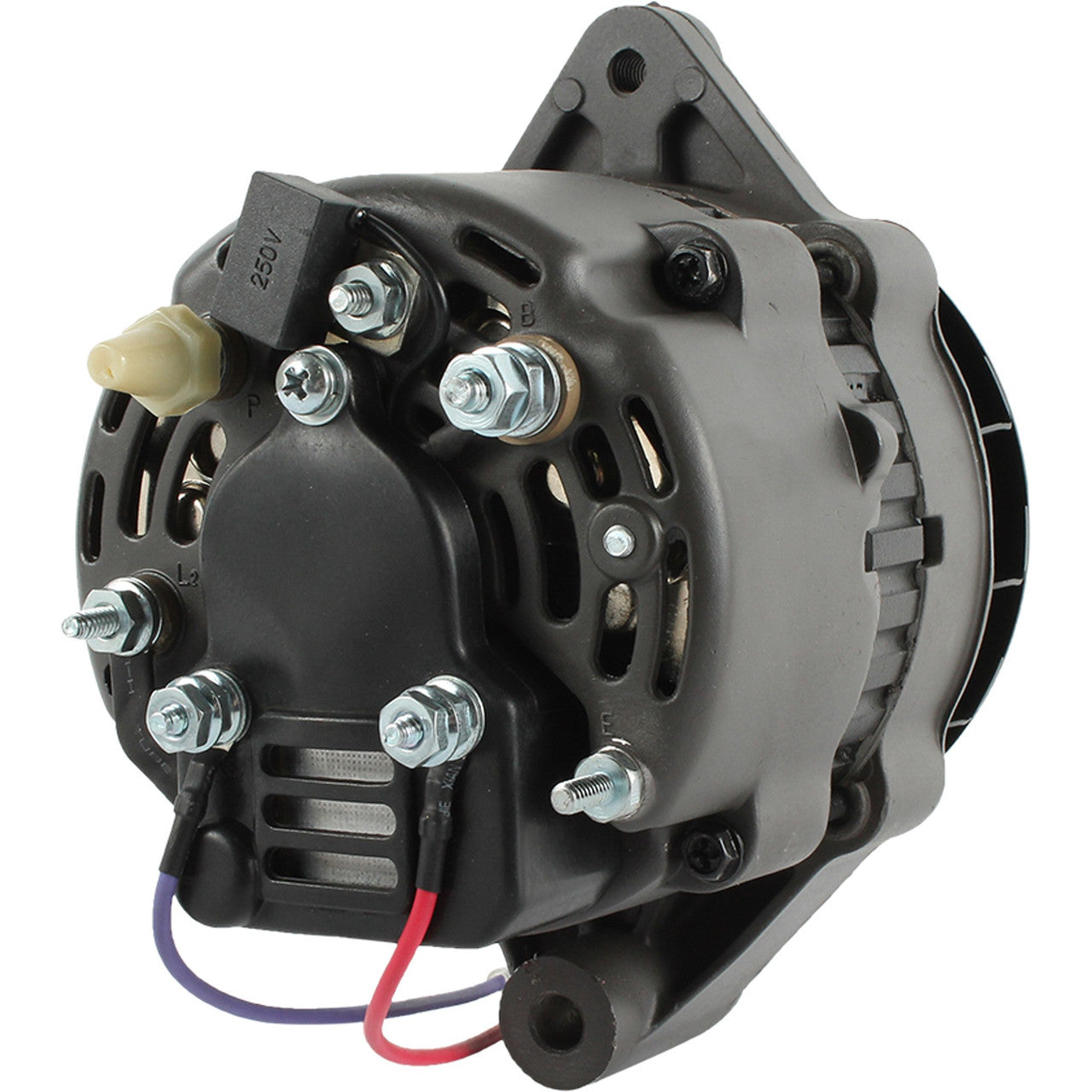 12V 55A Alternator for Bobcat 6632211 Caterpillar Forklift Lester 12483 2-Groove