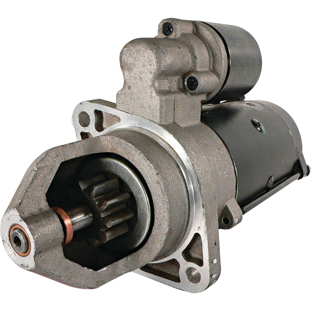 Starter motor for Case loaders and tractors - 12V, 10 tooth
