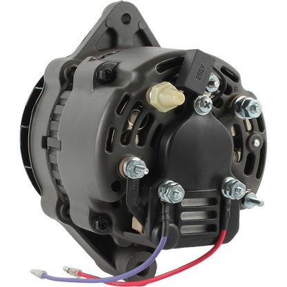 12V 55A Alternator for Bobcat 6632211 Caterpillar Forklift Lester 12483 2-Groove