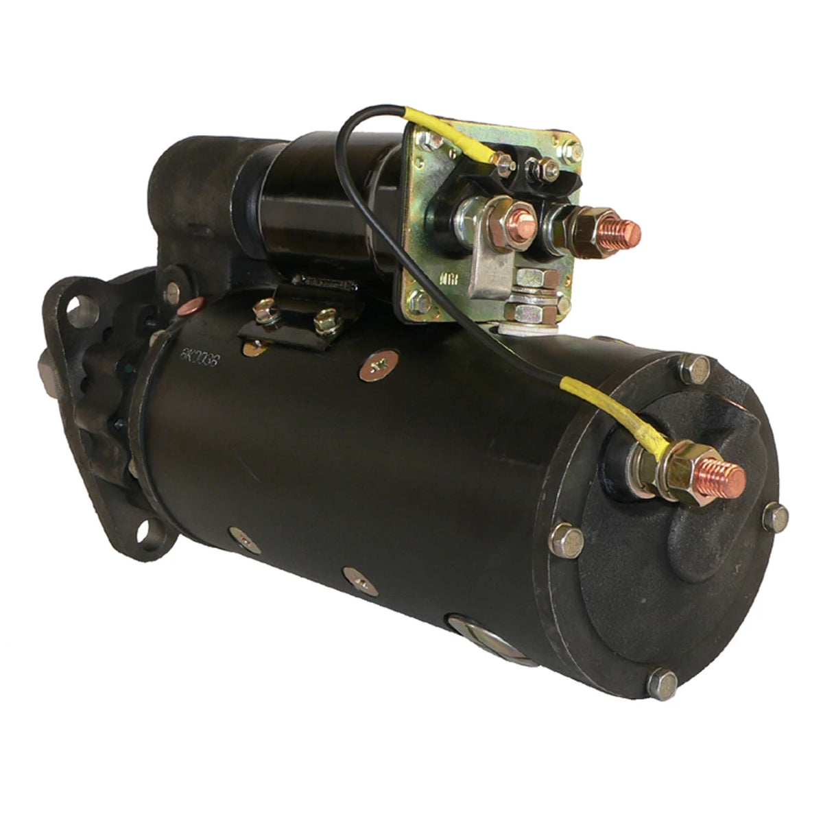 Starter Motor 24V 11-Tooth for Case IH, Caterpillar & Cummins - Replaces Delco 1113786 / 3021036