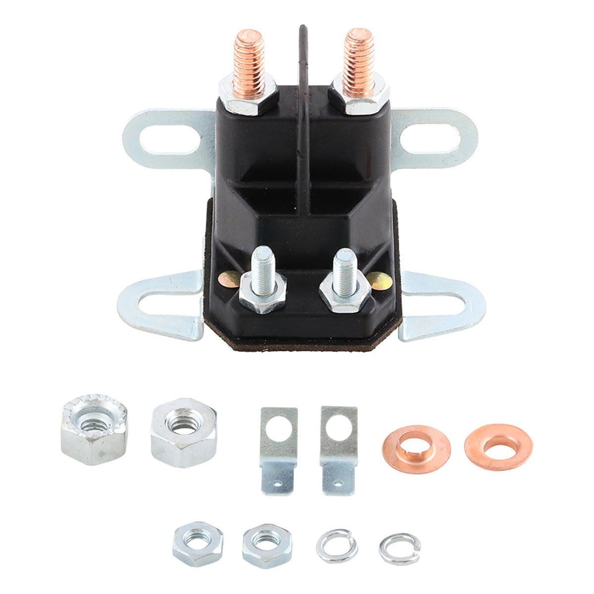 Remote starter solenoid relay for small engines