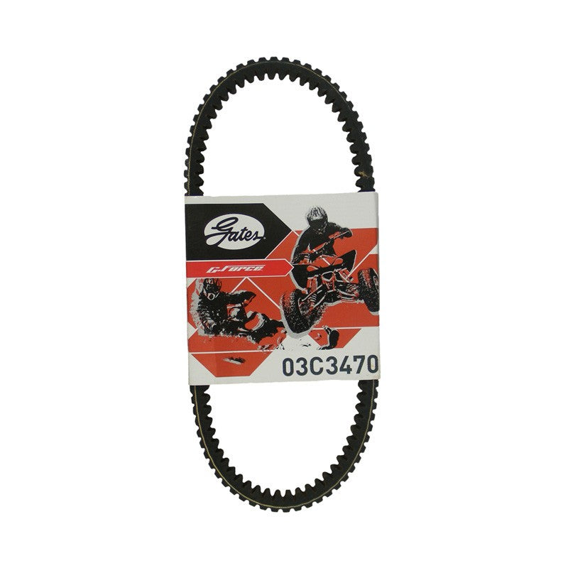 Gates G-Force CVT Drive Belt 03G3470 for Kawasaki Mule 600 / 610 2005-2022 - 59011-0011 - 1