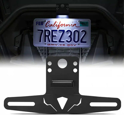 Aluminium LED Number Plate Holder 12V for ATV Quad UTV Trailer