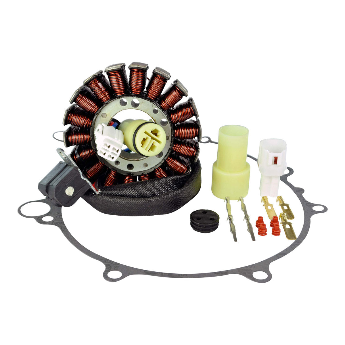 Kit High Output Stator 300 W + Crankcase Cover Gasket for Yamaha YFM 660 R Raptor 2001-200