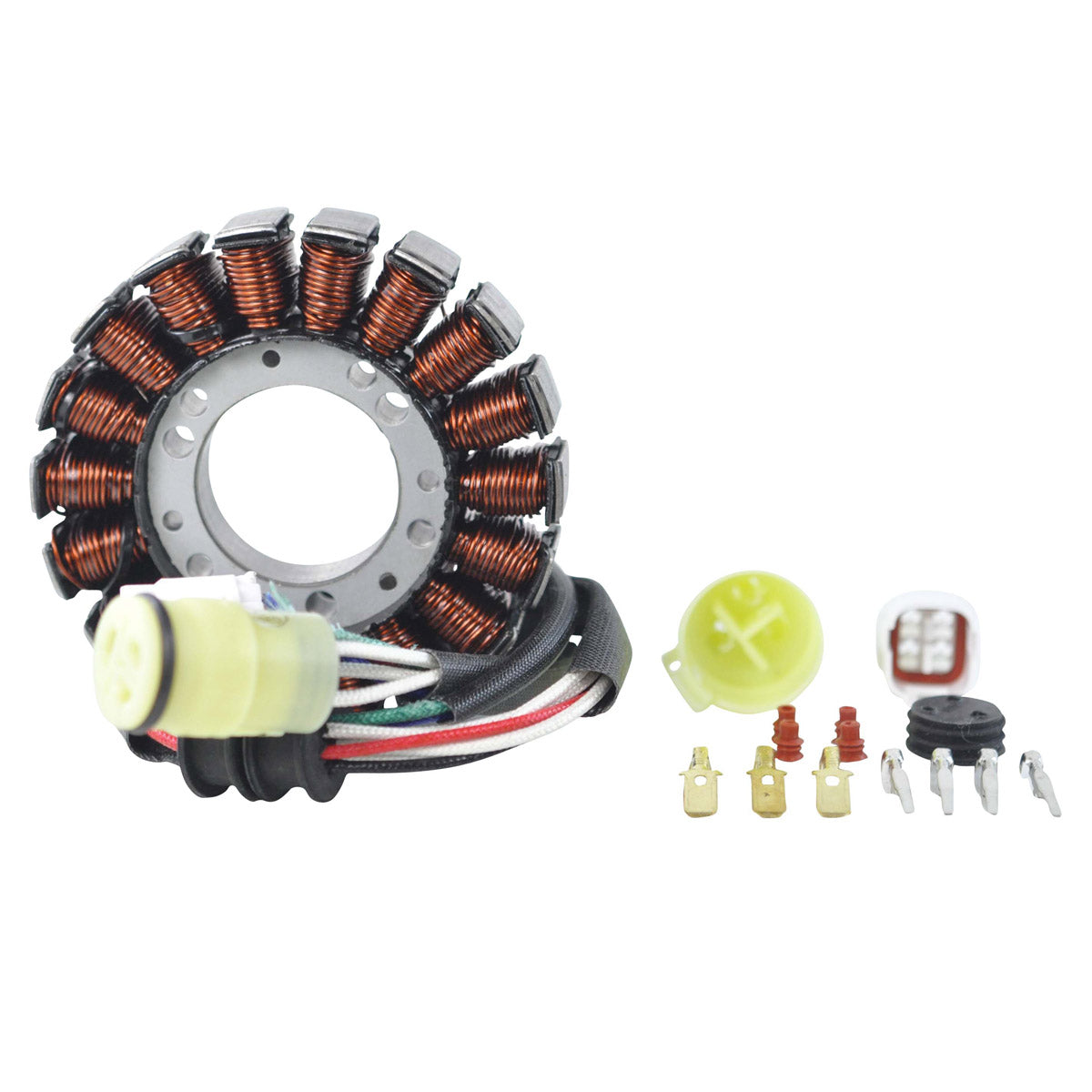 Kit High Output Stator 300 W + Crankcase Cover Gasket for Yamaha YFM 660 R Raptor 2001-200