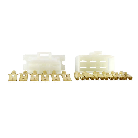 6-Pin Connector Kit for Motorcycles ATV Boat Watercraft Snowmobile UTV