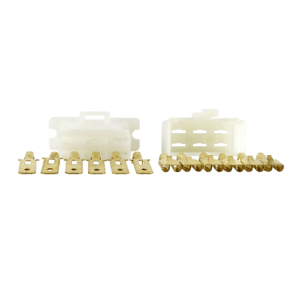 6-Pin Connector Kit for Motorcycles - Reliable Electrical Replacement