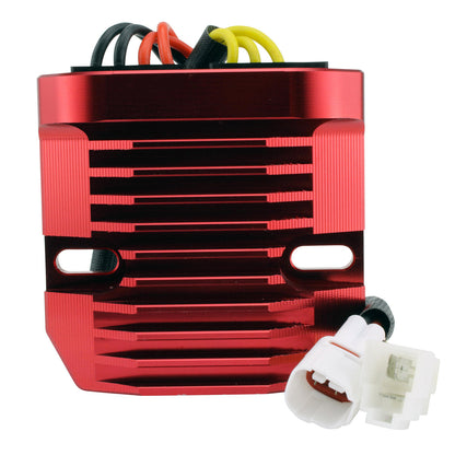 RMSTATOR Red Aluminum Mosfet Regulator for Suzuki Boulevard C50 / C90