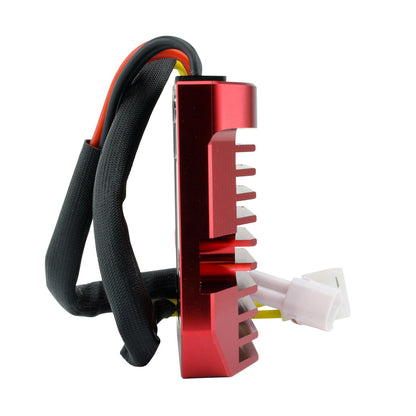 RMSTATOR Red Aluminum Mosfet Regulator for Suzuki Boulevard C50 / C90