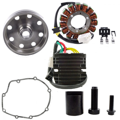 Aprilia RSV 1000 Heavy-Duty Charging System Upgrade Kit with Kokusan Flywheel, Stator, Mosfet Regulator and Gasket