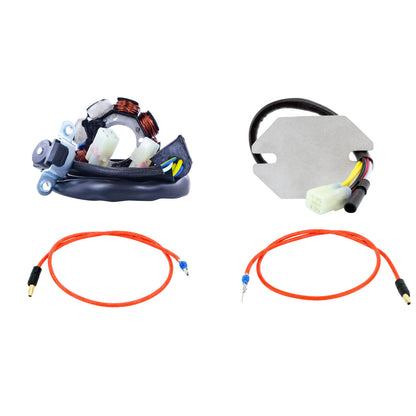 40W AC to DC Lighting Stator + Voltage Regulator Charging System Conversion Upgrade for Ho