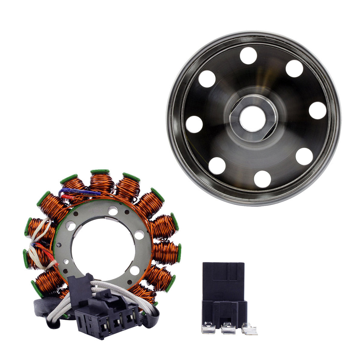 Kit Stator + Mitsubishi Flywheel for Aprilia RSV4 1000 R Factory 2009-12 (up to 3413)