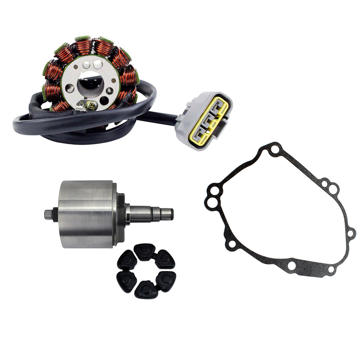 Stator + Flywheel + Gasket for Yamaha FZ1 / FZS1