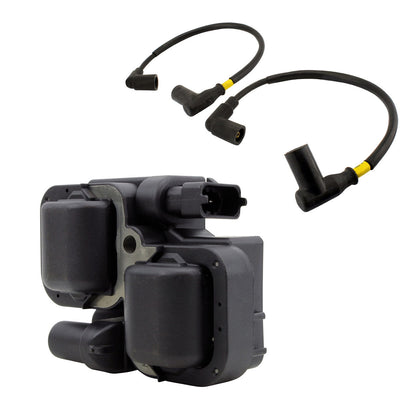 Kit External Ignition Coil + Spark Plug Caps for Can-Am Outlander / Renegade