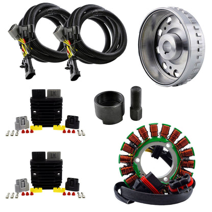 SPLYT Supercharged Stator + Regulator + 900W Flywheel + Puller for Polaris Ranger 1000 / R