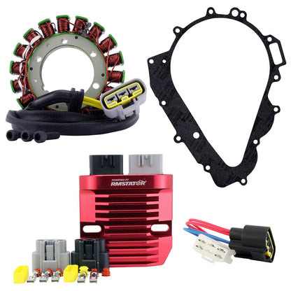 Solution Kit Generator Stator + Aluminum Series Regulator for Aprilia RSV / Tuono 1000 R 2