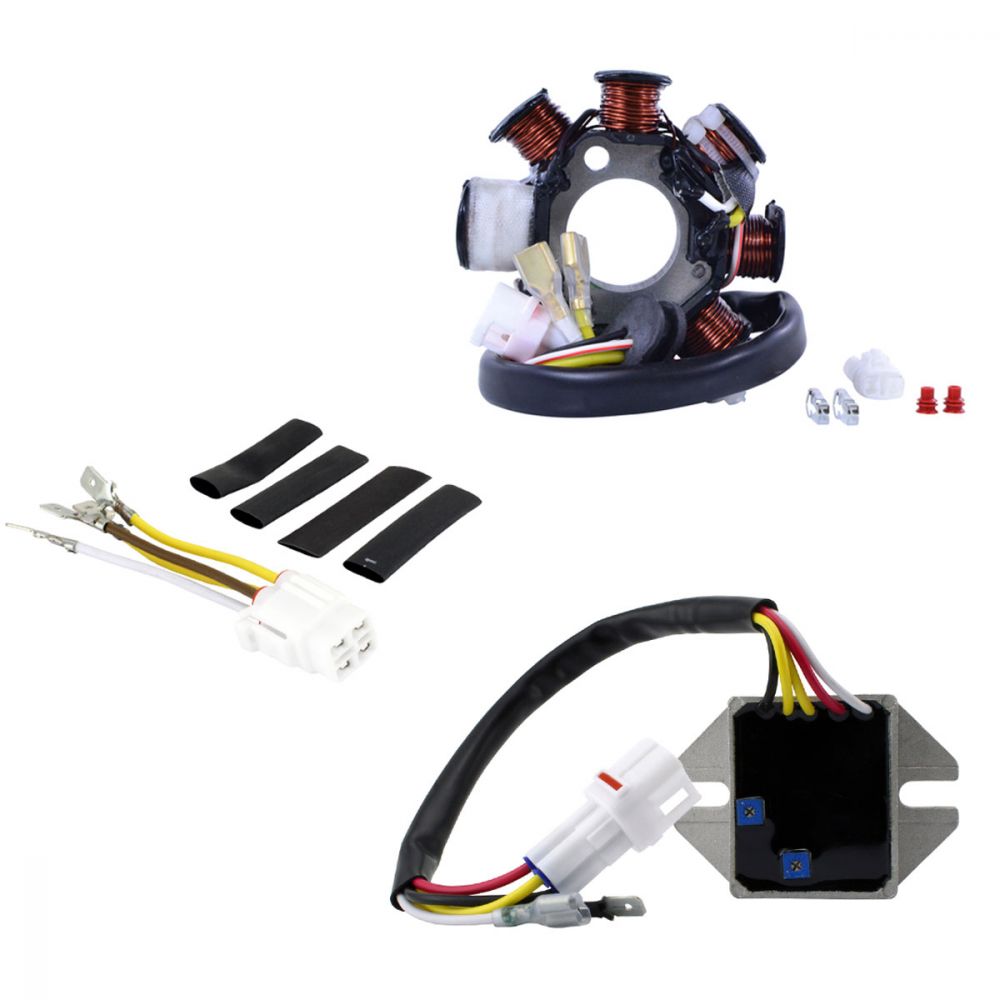 100W AC to DC Conversion Kit with Stator and Regulator for KTM 250, 300, 450 and Compatible Models