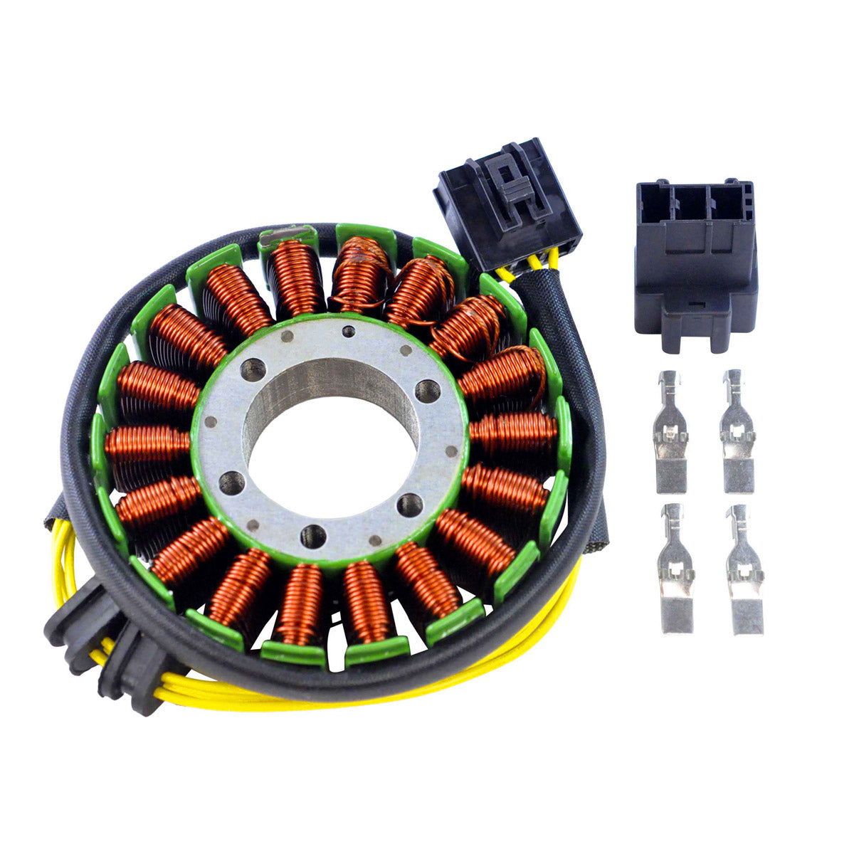 Stator + Aluminum Mosfet Regulator for Honda VFR 800 Interceptor 2002-2009 OEM Repl. # 311