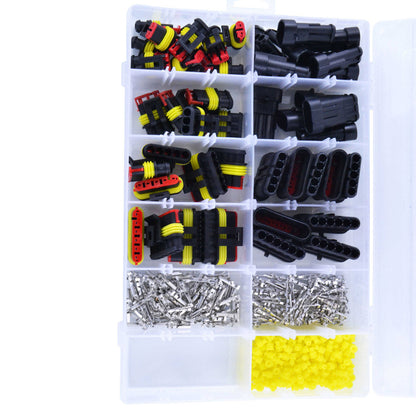 384 pcs Connector AMP Kit Replacement for TE Connectivity AMP Superseal 2-Way / 3-Way / 5-