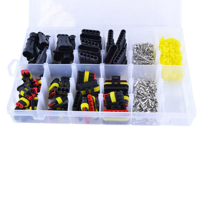 384 pcs Connector AMP Kit Replacement for TE Connectivity AMP Superseal 2-Way / 3-Way / 5-
