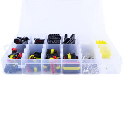 384 pcs Connector AMP Kit Replacement for TE Connectivity AMP Superseal 2-Way / 3-Way / 5-
