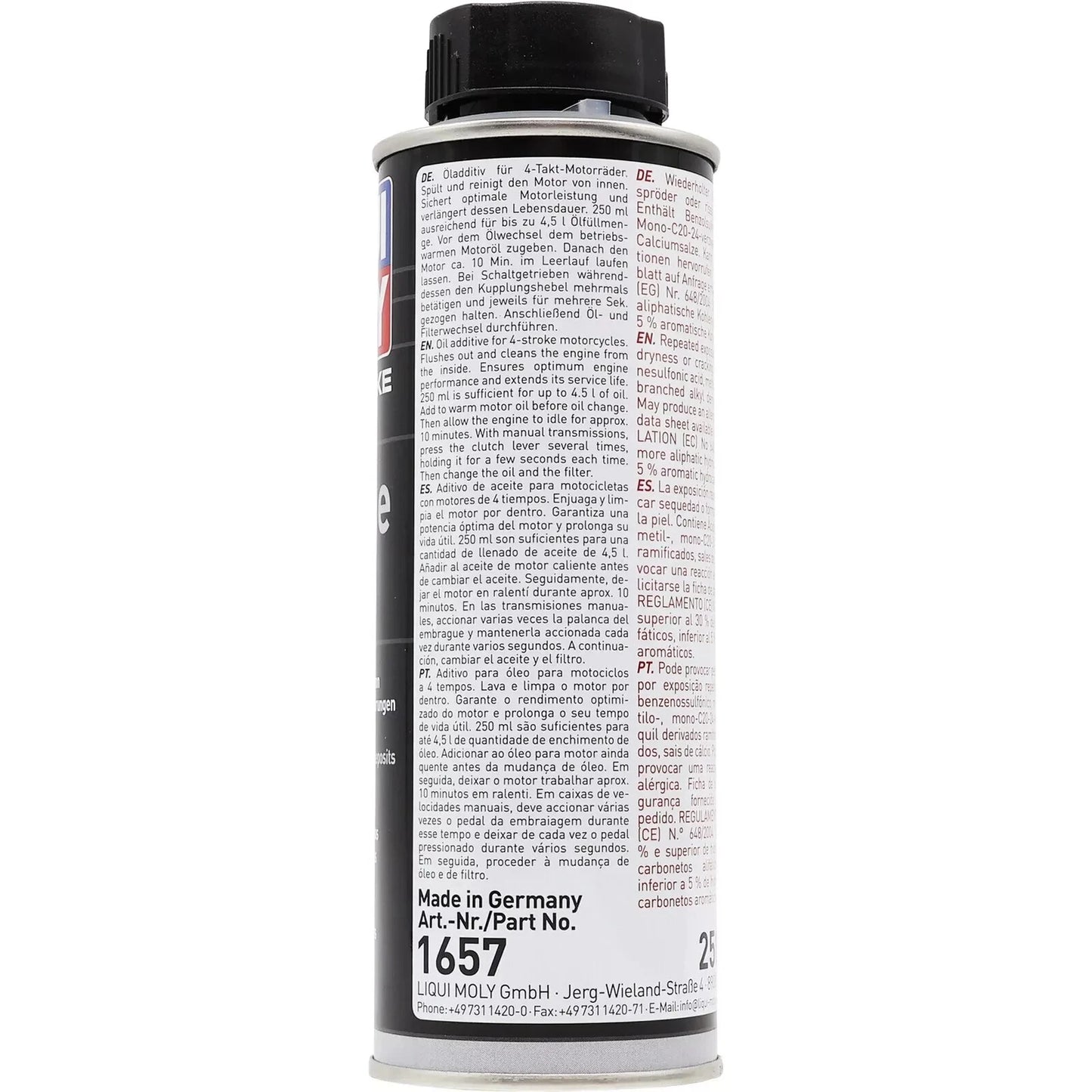 Liqui Moly Motorbike Engine Flush 250ml 1638 4-Stroke Engine Cleaner Additive