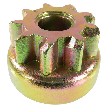 Starter drive for United Technologies starter motor, 9 tooth