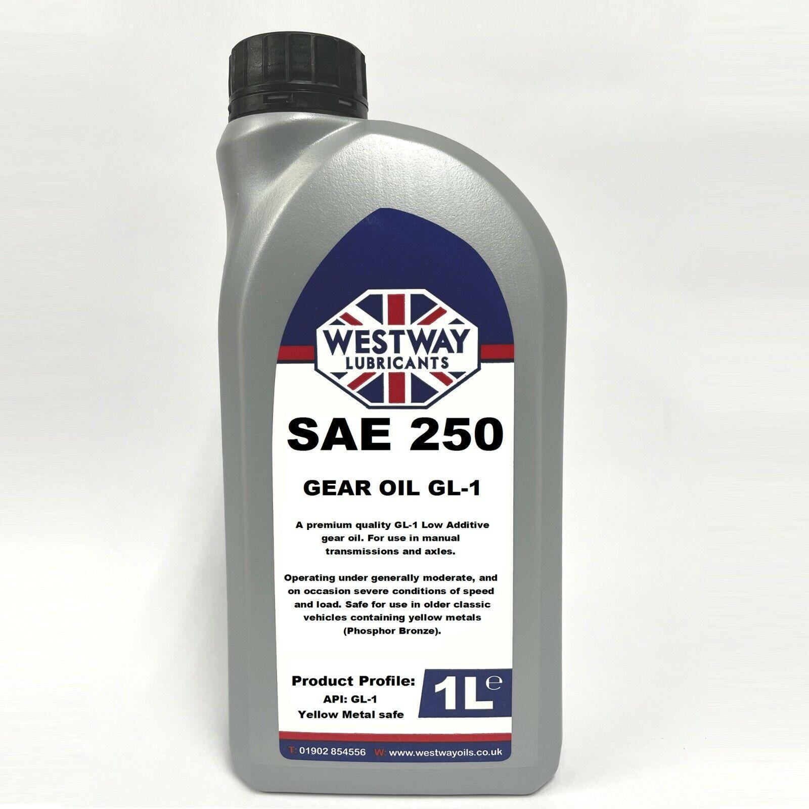 SAE 250 Mineral Classic Gear Oil GL-1 Classic - 4Boats