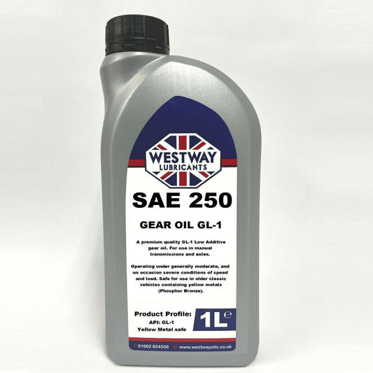 SAE 250 Mineral Classic Gear Oil GL-1 Classic - 4Boats