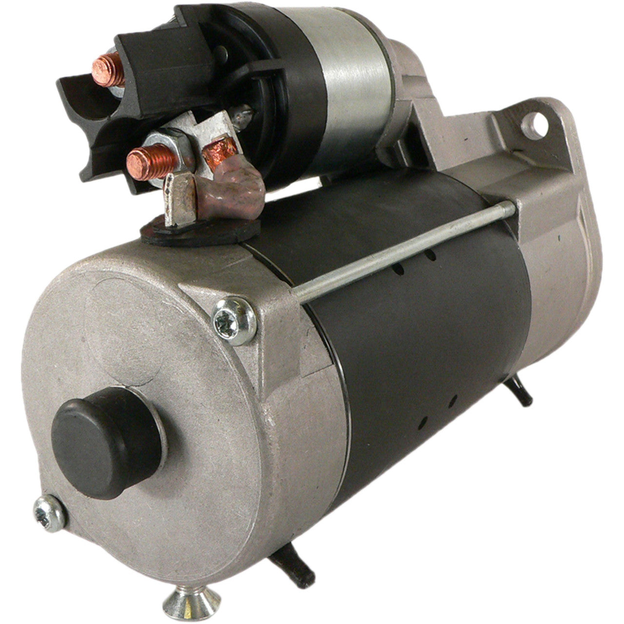 Starter motor for farm tractors