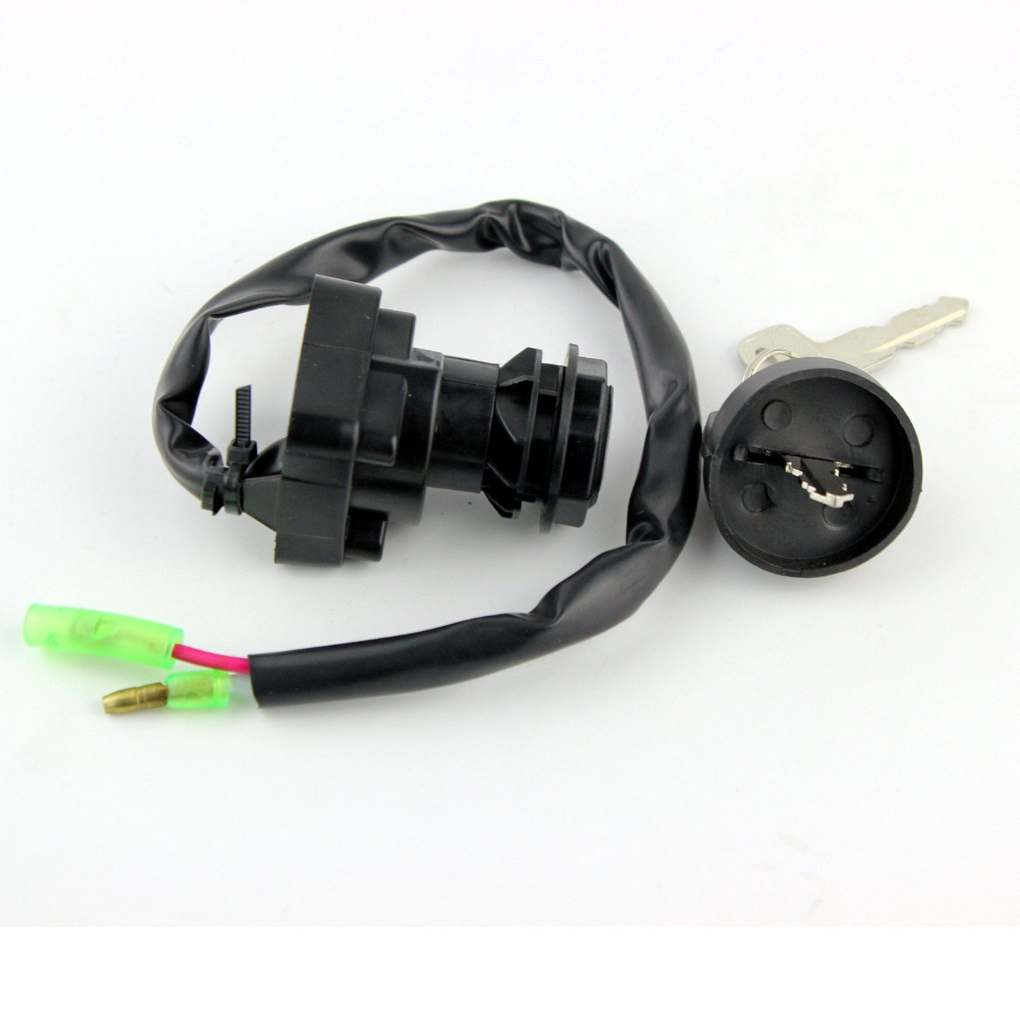 2-Position Ignition Key Switch for Kawasaki KLF300, KLF400, KVF400 with 2 Keys and Connector