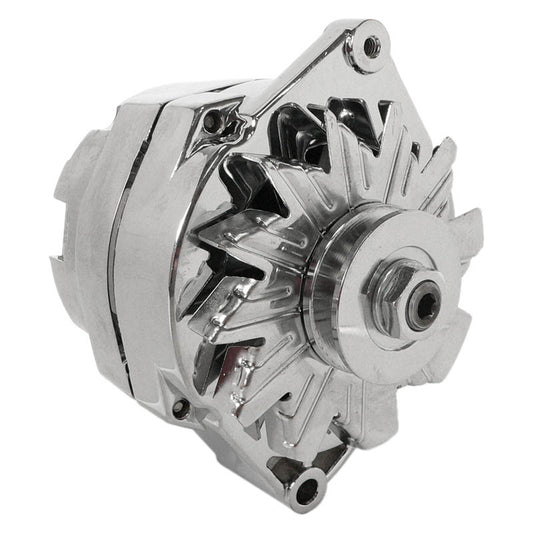 12V 105 Amp Alternator for Lester 10SI with Chrome Finish