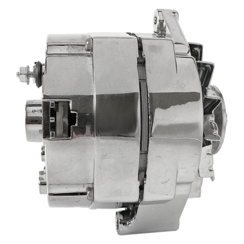 12V 105 Amp Alternator for Lester 10SI with Chrome Finish