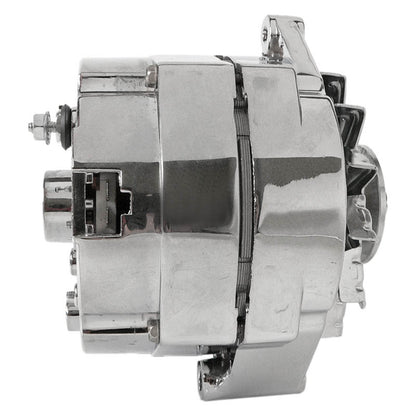 12V 105 Amp Alternator for Lester 10SI with Chrome Finish