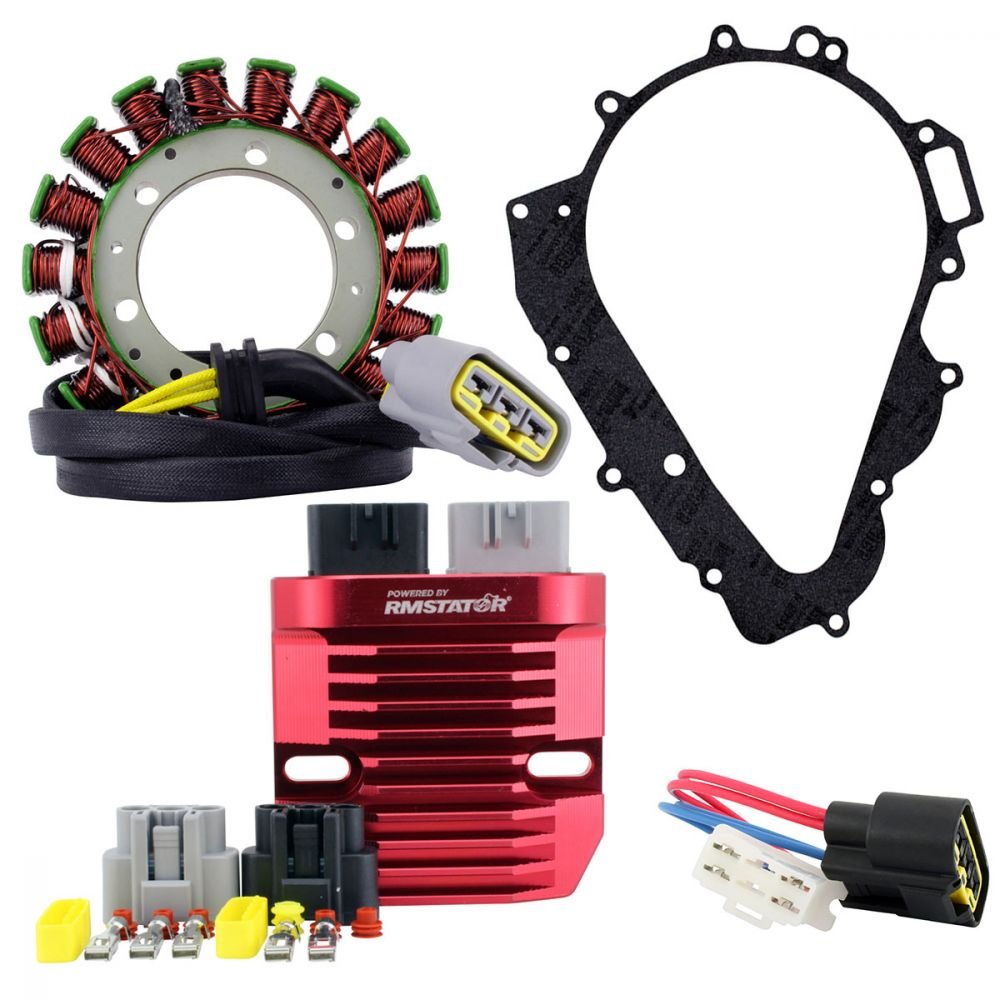 Aprilia Stator Kit with Aluminium Series Regulator and Gasket for RSV 1000 R & Tuono 1000 R (2004-2009)