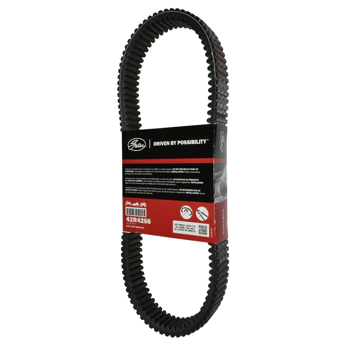 Gates REDLINE CVT Belt 42R4266 for Arctic Cat, Bombardier & Kawasaki