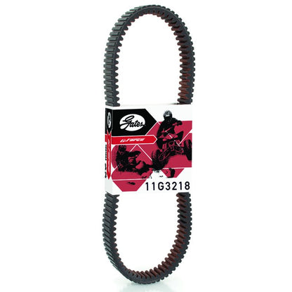 Gates CVT drive belt 11G3218 for ATV and snowmobile with red and black packaging