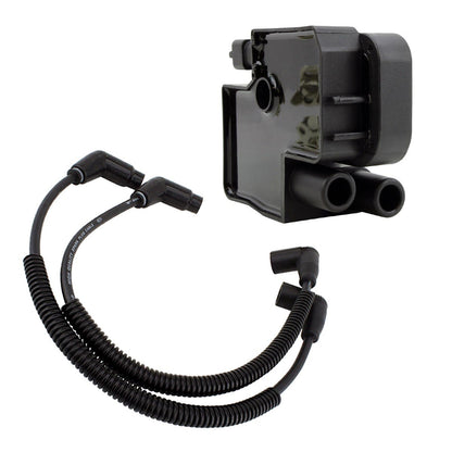 Ignition Coil and Spark Plug Cap Kit for Can-Am CDI Ignition Module Replacement